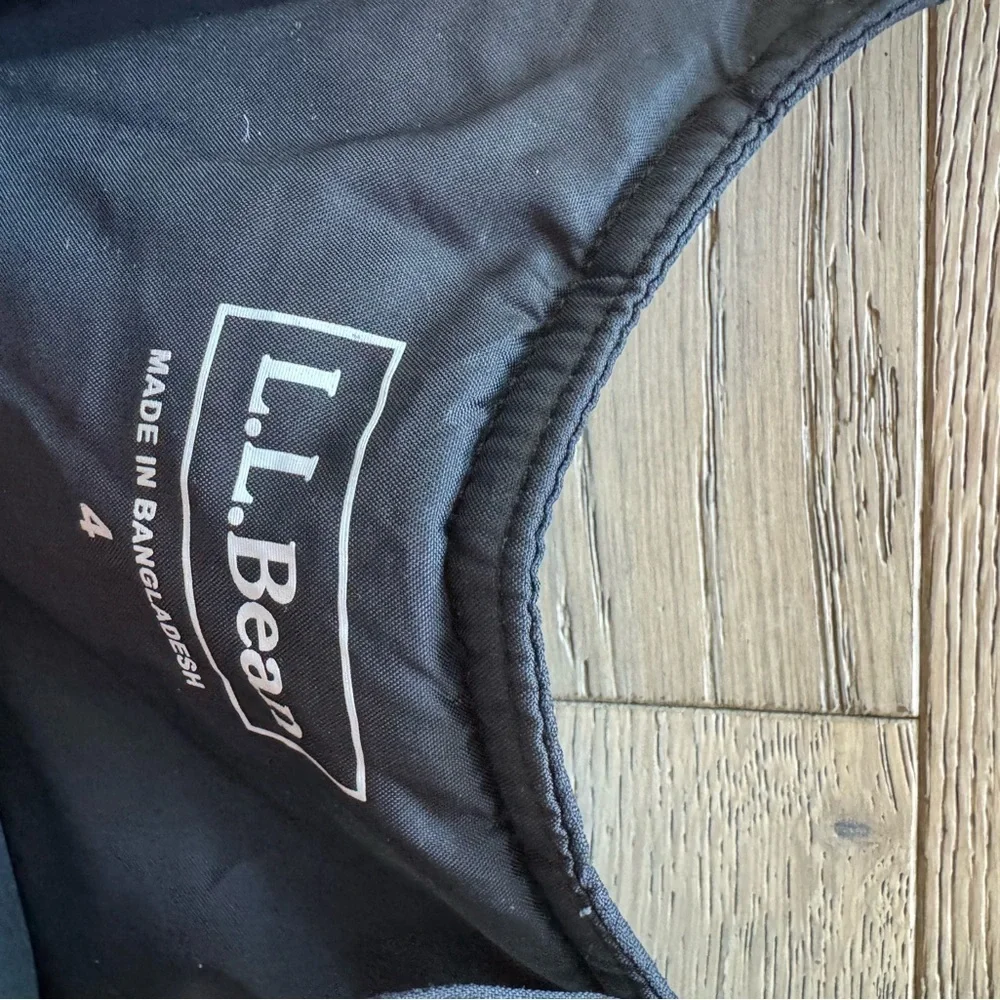 L.L. Bean Kids Ski Overalls Black Size 4